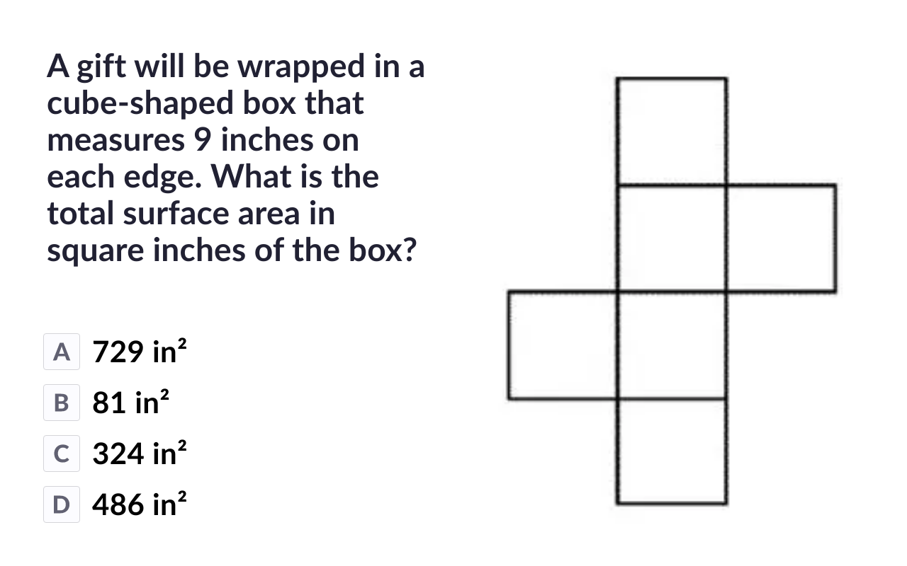 Area and Volume – Plickers